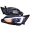 Spec-D Tuning 11-13 Scion Tc Projector Headlights With LED Light Bar - Glossy Black 2LHP-TC11G-TM - alternate 1